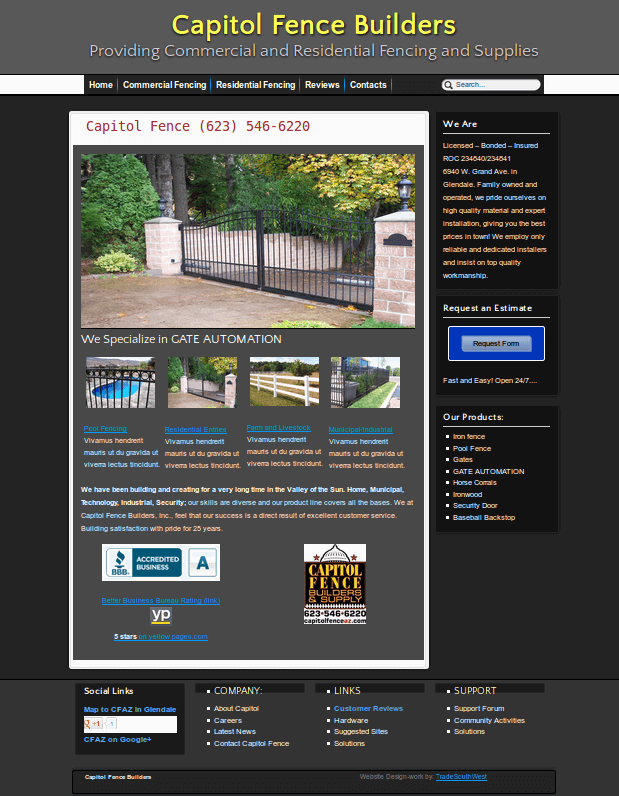 website by tradesouthwest